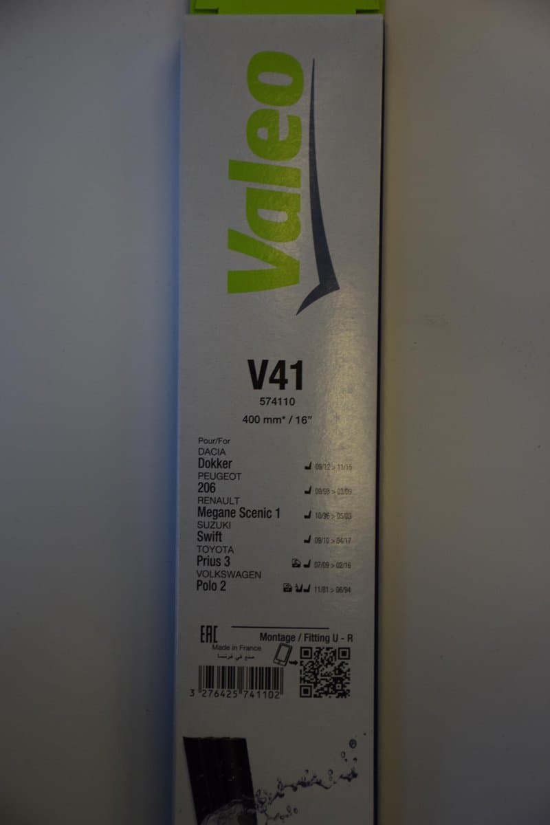 Ruitenwisser Valeo SILENCIO V41 (1x 400mm / 16")