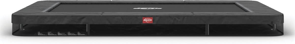 BERG SPORTS Ultim Favorit InGround 330 Trampoline - AirFlow Springdoek - Grijs