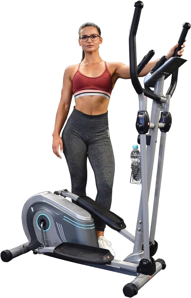 QORA® Crosstrainer - Crosstrainers - Crosstrainer Fitness - Grijs - 50cm x 120cm x 160cm