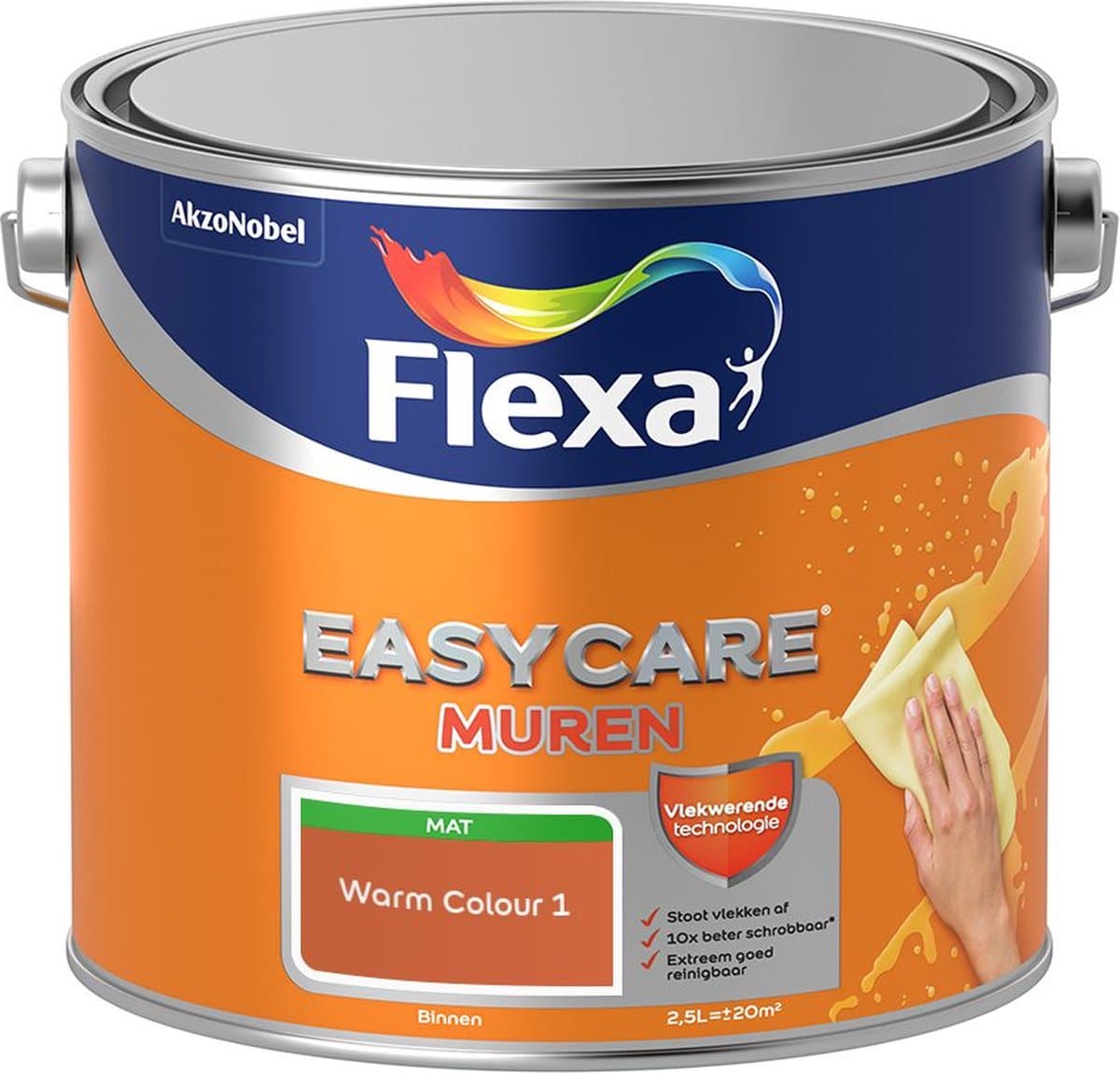 Flexa - Easycare Muren - Warm Colour 1 - Mengverf - 2,5 L