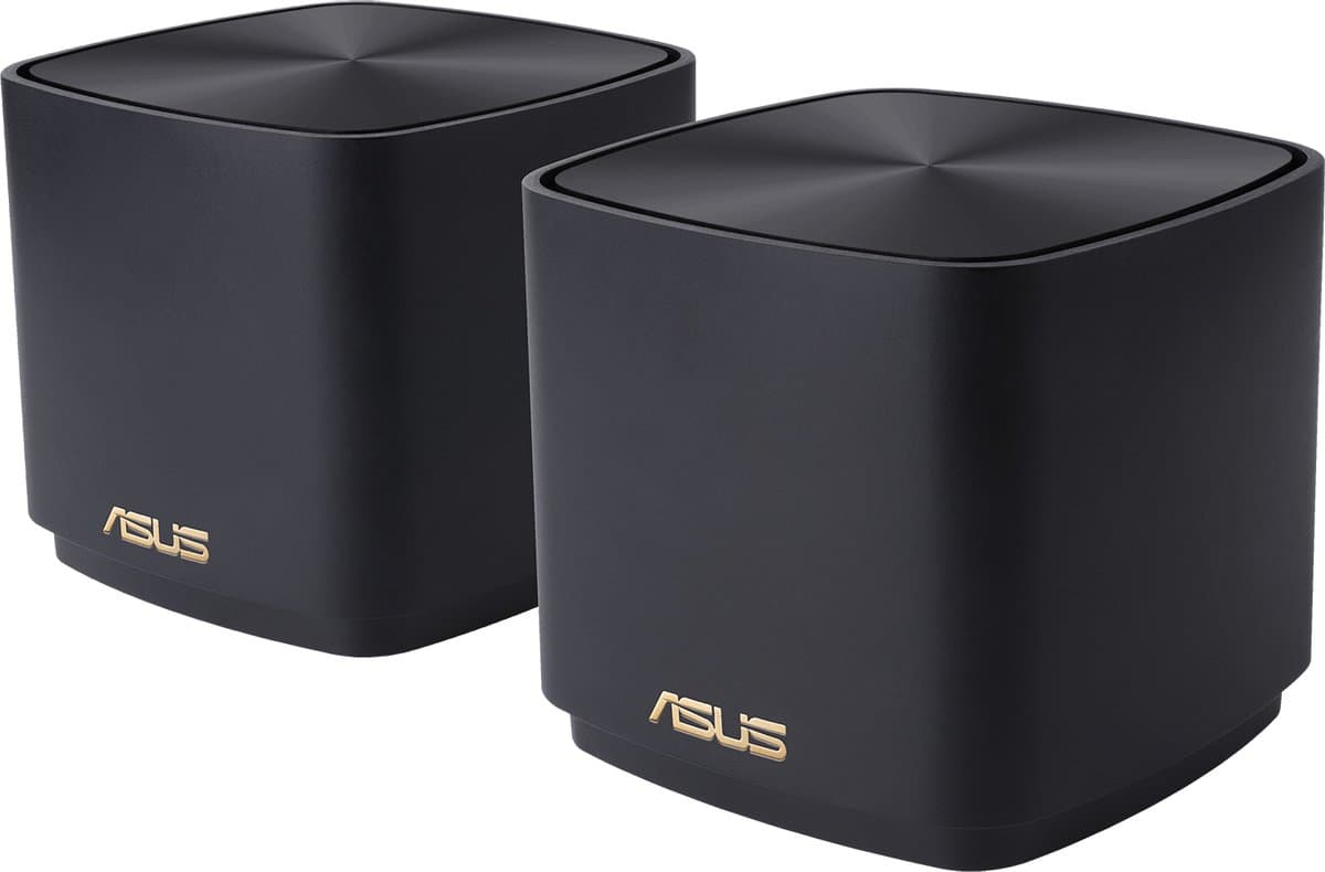 ASUS ZenWiFi XD4 Plus - Mesh Wifi - WiFi Versterker - Zwart - 2-pack - Wandmontage
