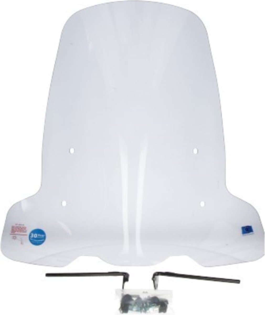 Windscherm Hoog NIU N1s Smoke + Montageset (Made in EU)