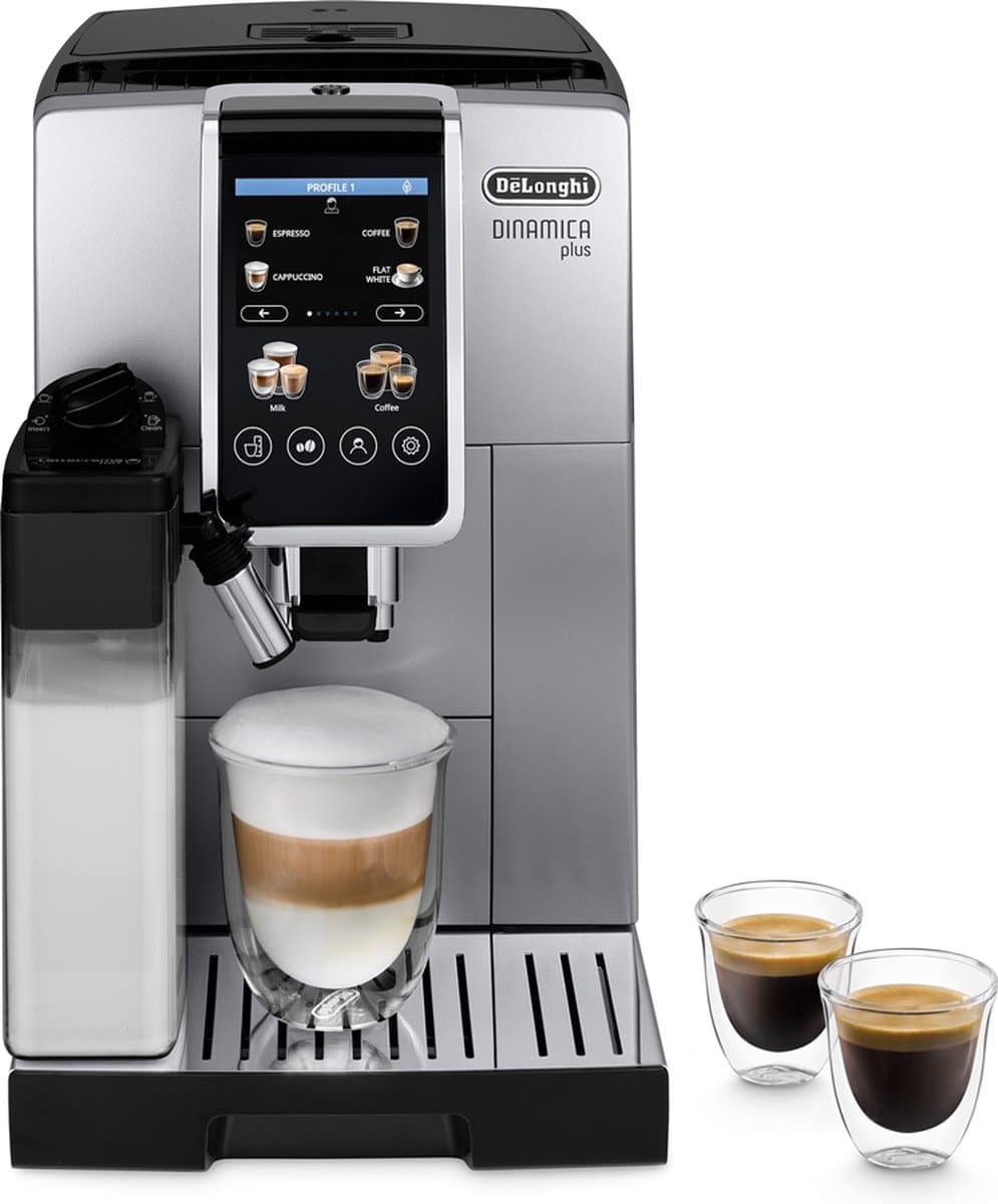 De'Longhi Dinamica Plus ECAM380.85.SB - Volautomatische espressomachines