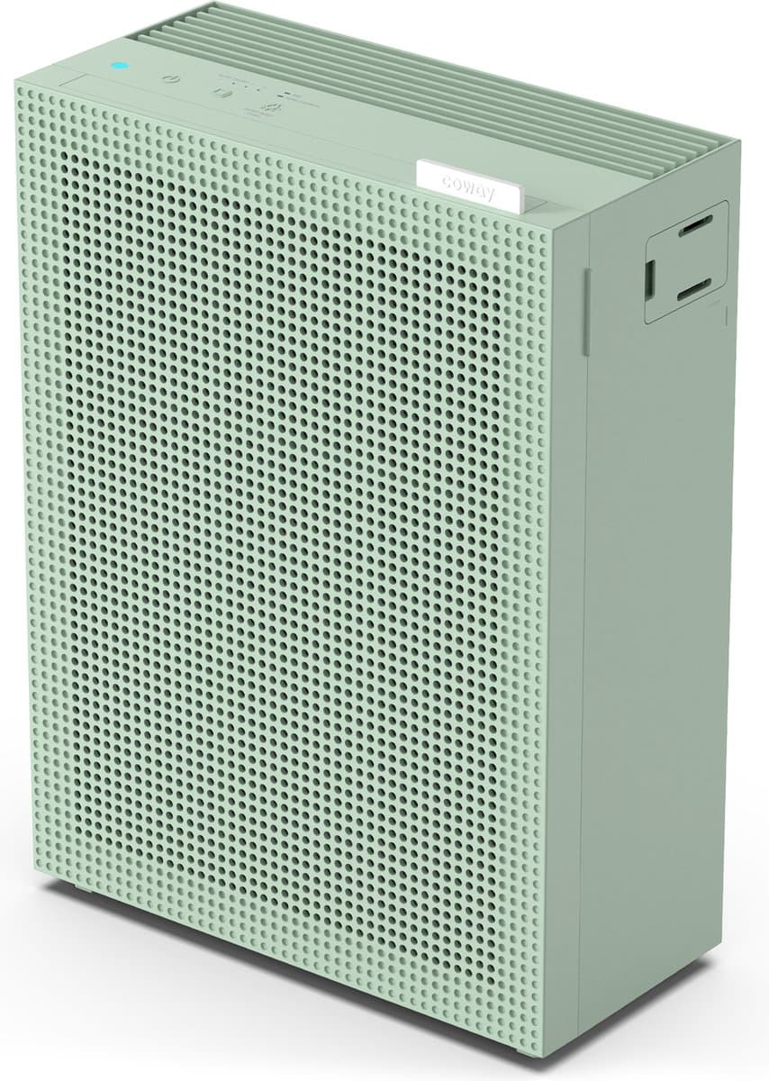 Coway Airmega 150 Luchtreiniger - Air Purifier - 281 m³/u - Wasbaar pre-filter + HEPA filter + koolstoffilter - Verwijdert tot 99,97% van ultrafijne deeltjes - Tegen stof, pollen en allergenen - Fluisterstil (20 dB) - ECARF & Quiet Mark - Groen