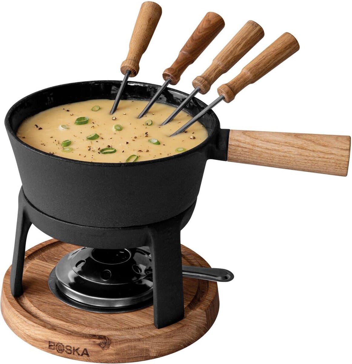 Boska Fondueset Pro - Fonduepan - Kaasfondue - voor Iedere Kookplaat - 1,2 L