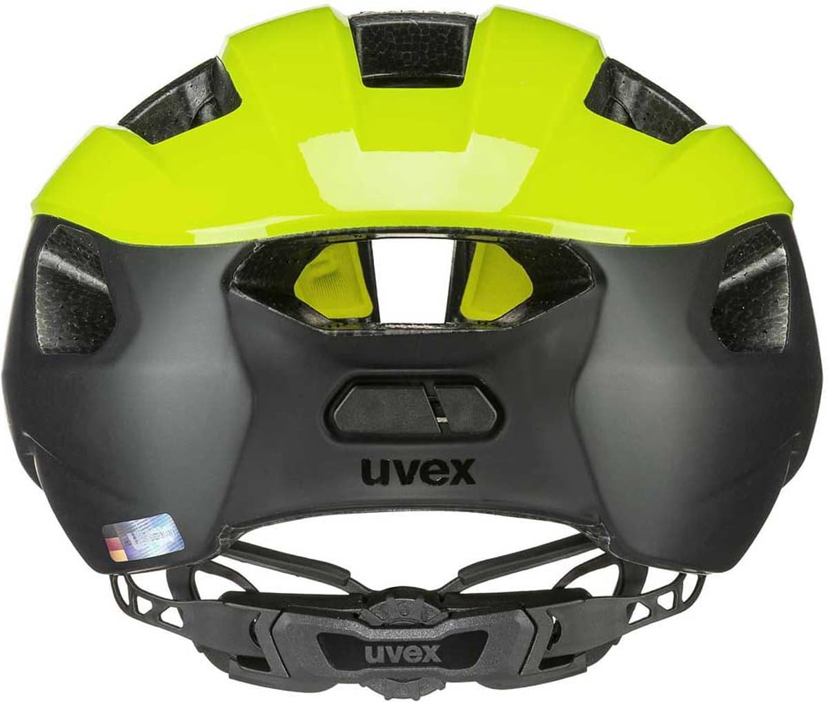 uvex Rise CC Fietshelm Neon yellow / Black Mat - Unisex - maat 52-56