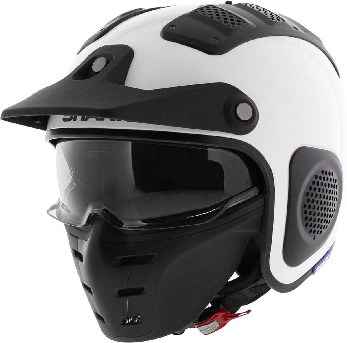 Shark X-Drak Trial helm glans wit XS - Motorhelm Scooterhelm