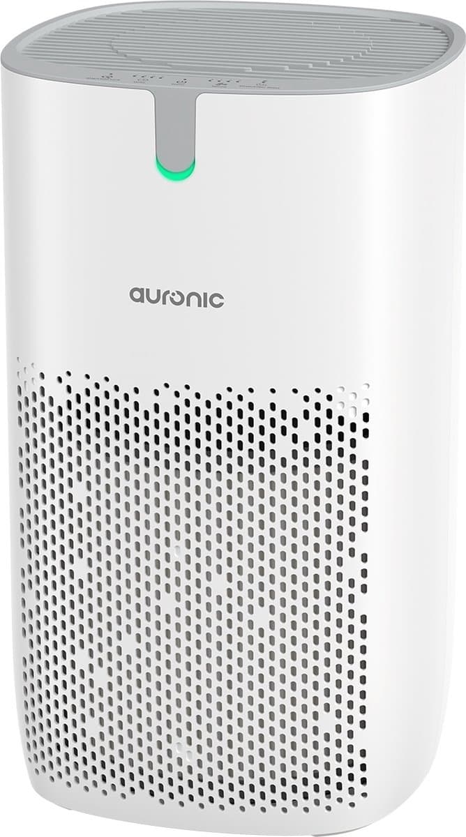 Auronic Luchtreiniger Fresh Pro met HEPA 13 Filter, Ionisator en Koolstoffilter - Ruimtes tot 65m² - CADR-waarde van 300m³/u - Air Purifier - Wit