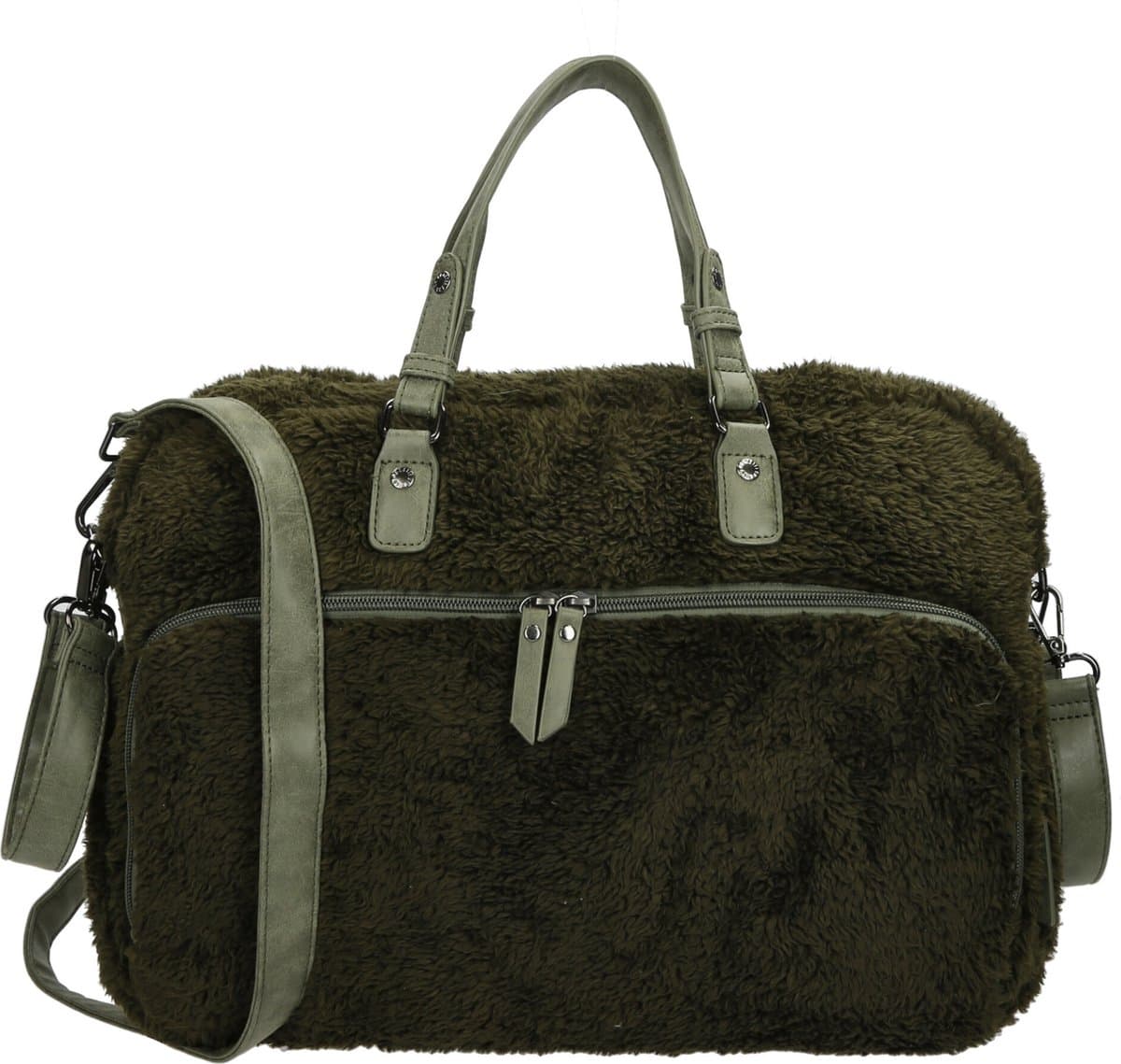 Enrico Benetti Teddy Luiertas / mombag / schoudertas 66655 - Olijf groen