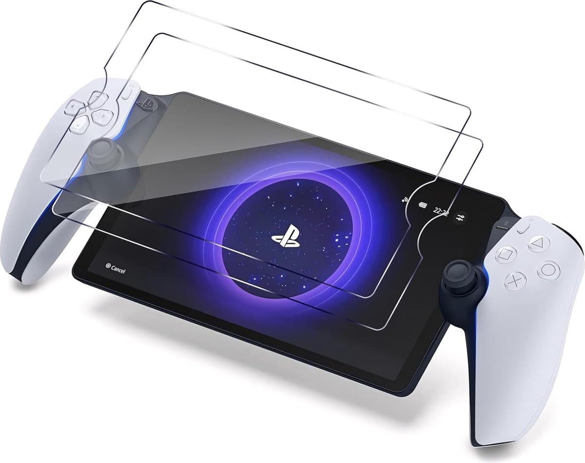 PlayCool Anti Blue Light Screen Protector Glas geschikt voor Playstation Portal Remote Player voor PS5®-console - Set van 2 stuks