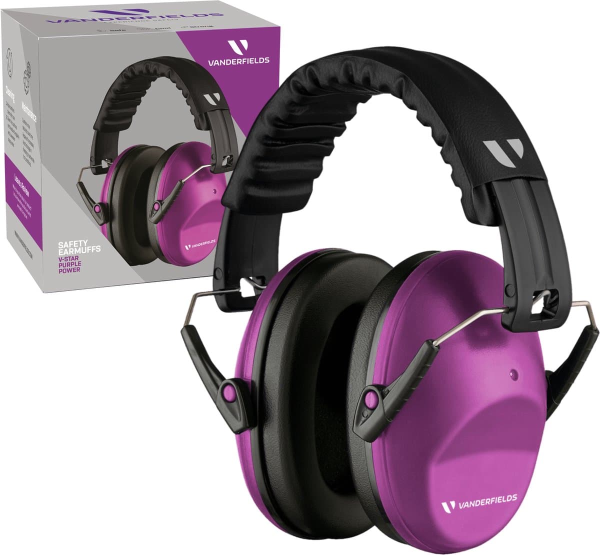 Gehoorbescherming voor kinderen - Oorkap kind gehoorbeschermer earmuffs - Oorkappen inclusief 2 jaar garantie - Paars