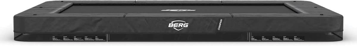BERG Ultim Champion InGround 330 Trampoline - Rechthoekig - Met AirFlow Pro Springdoek - TwinSpring - Grijs