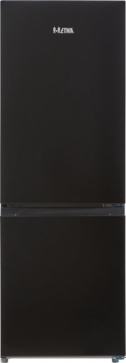 ETNA KCV143ZWA - Koel-vriescombinatie - Verwisselbare draairichting - Zwart - 143 cm