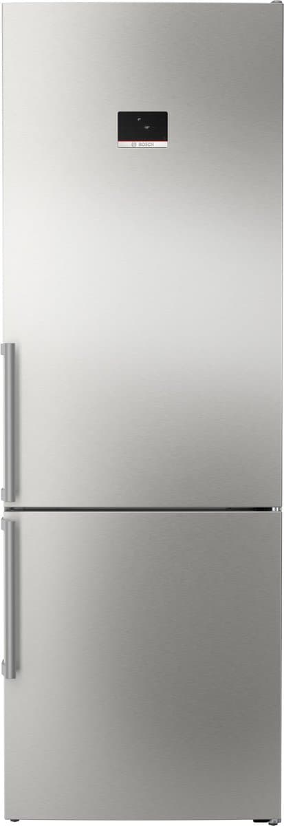 Bosch KGN49AIBT - Serie 6 - Koelkast - Koel-vriescombinatie - 203 x 70 cm - Extra breed - RVS - Energielabel B - Zeer stil- Total No Frost: Nooit meer ontdooien - VitaFresh XXL 0°C: houd etenswaren langer vers met extra ruime vershoudlades
