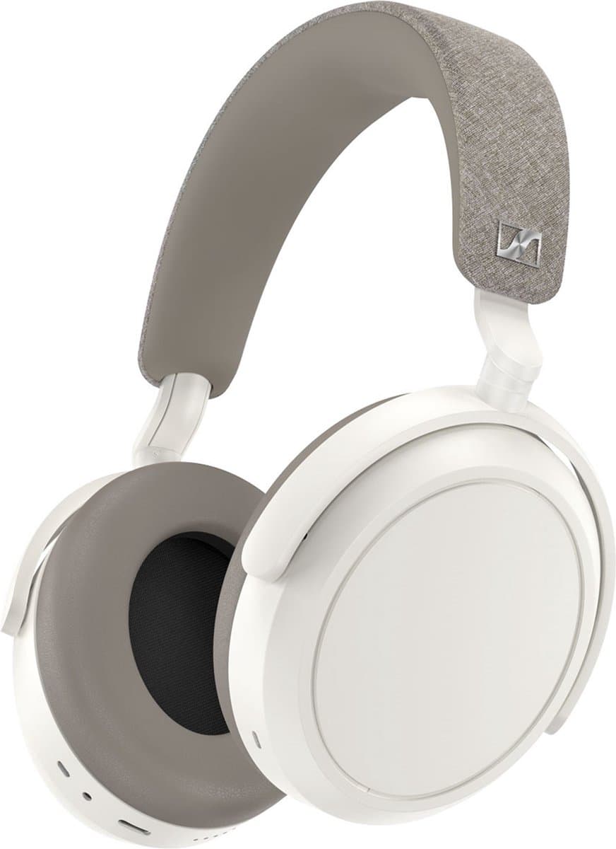Sennheiser MOMENTUM 4 Wireless - Draadloze over-ear koptelefoon met Noise Cancelling - 60u batterij - Snelladen – 4 Microfoons - Wit