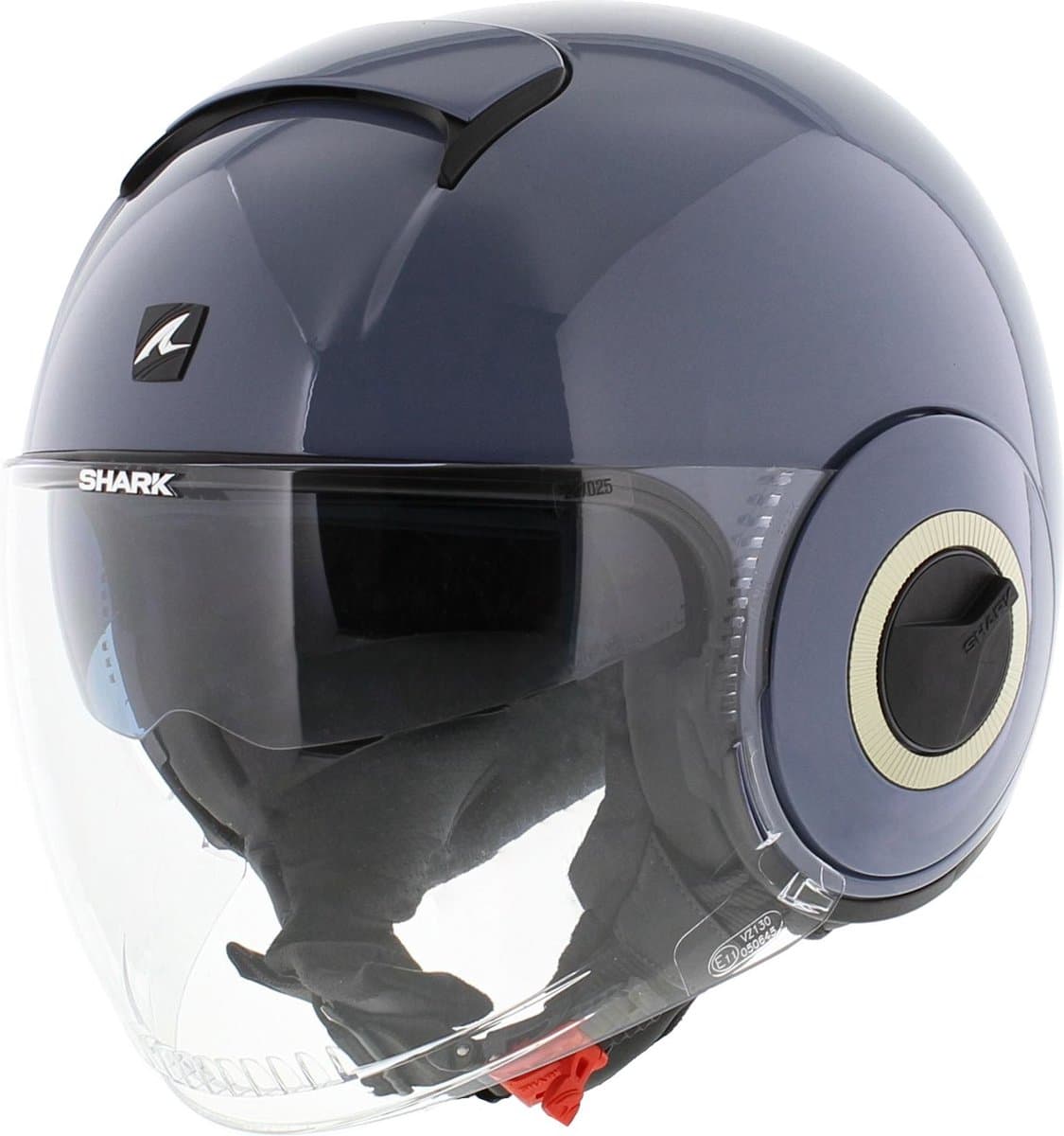 Shark Nano jethelm glans nardo grijs XS - Motorhelm / luxe scooterhelm