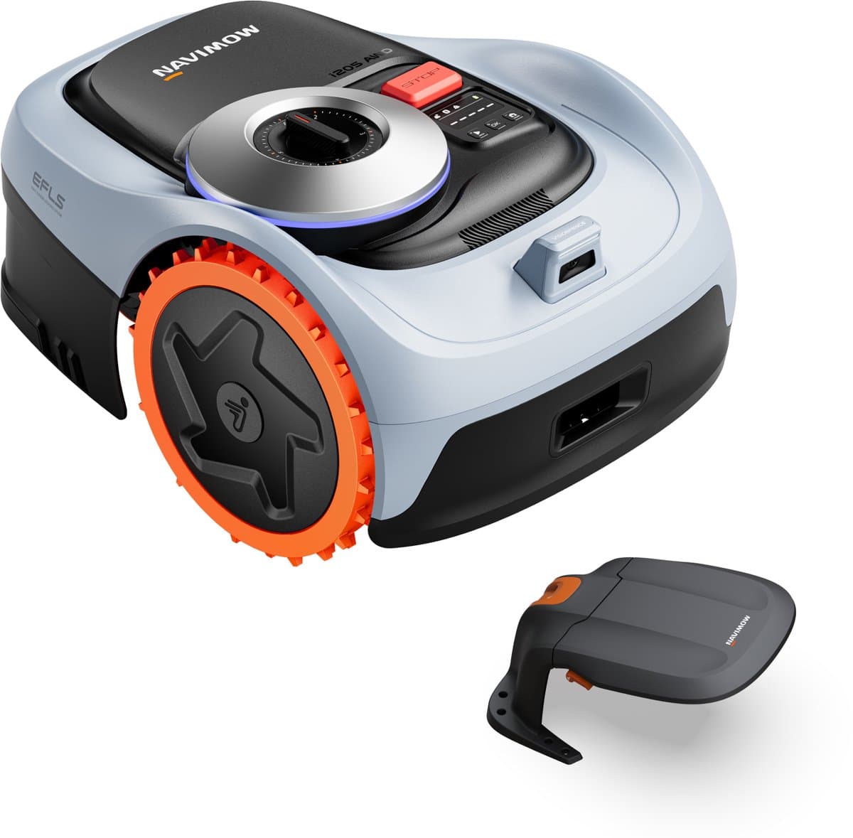 Segway Navimow i208 AWD - Robotgrasmaaier - NRTK + Vision - Zonder Grensdraad & Zonder Antenne - Automatische installatie - 800m² - 45% Helling - AI Obstakelvermijding - Apple Find My - Super Stil 59dB - 3 Jaar GarantieRobotgrasmaaier