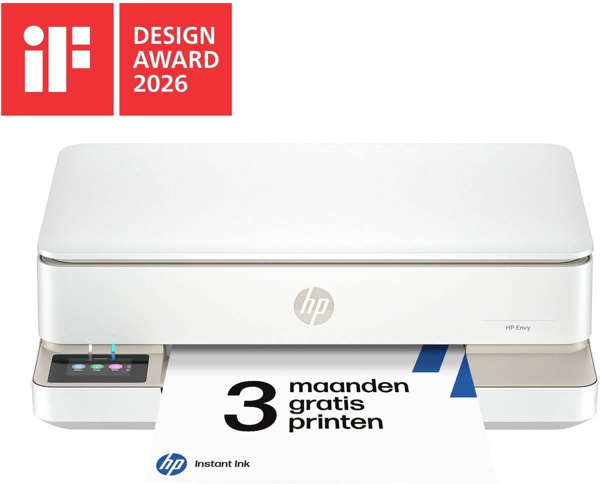HP ENVY 6120e - All-in-One Inkjetprinter - Geschikt voor Instant Ink - Beige