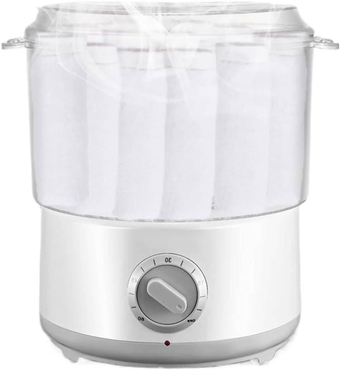 Handdoek Warmer - Stoomverwarmer - Spa Behandelingen - Snelle Verwarming - 21 cm - Wit