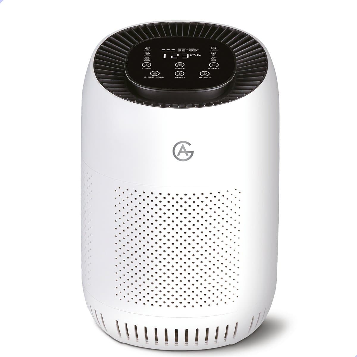 AG320 Luchtreiniger - Air Purifier -Luchtreinigers met Hepa Filter - Slaapkamer Air Cleaner - Slaapstand - Kinderslot - High Quality Filtersystem - Voor Schone Gezonde Lucht -Tegen Stof, Hooikoorts En Allergie - Verwijdert 99,97% -Display