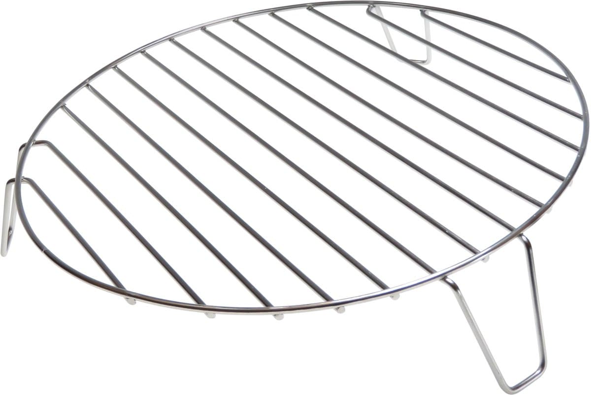 27,5 cm Dparts magnetronrooster - 5,5 cm hoog - groot universeel rooster voor in magnetron en oven - rond ovenrooster