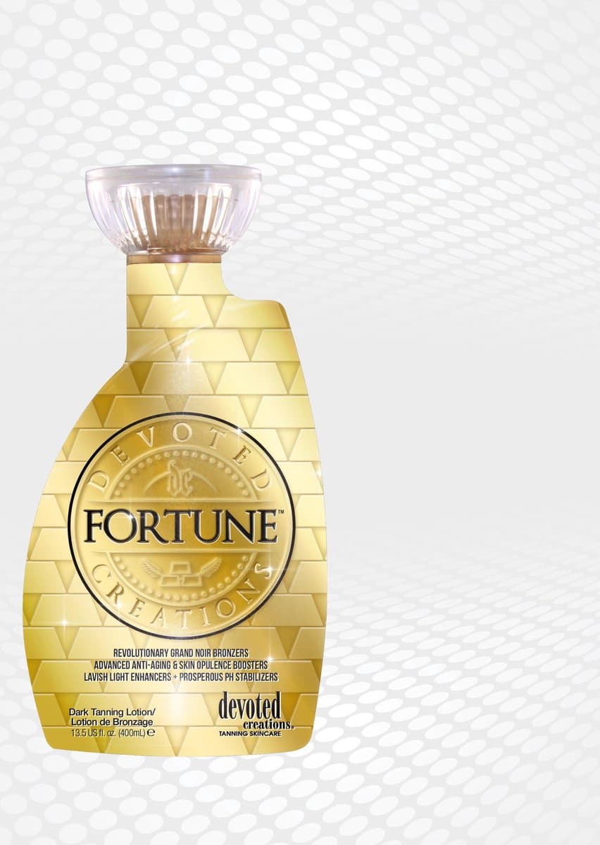 Devoted Creations Fortune Zonnebankcrème - Bruiningsversneller met DHA bronzer - 400 ml