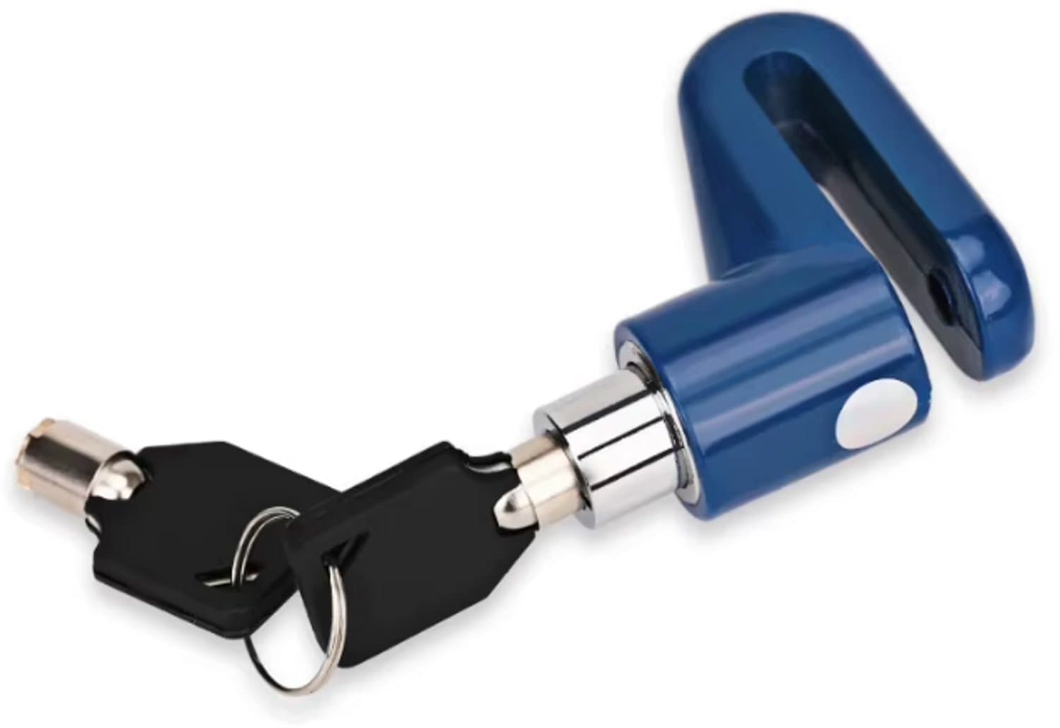 Rieba® Remschijfslot - Schijfremslot - Geschikt voor Fiets - E-bike - Motor - Scooter - Brommer - Schijfrem Slot - Universeel - Fietsslot - Remslot - Antidiefstalbeveiliging - Blauw