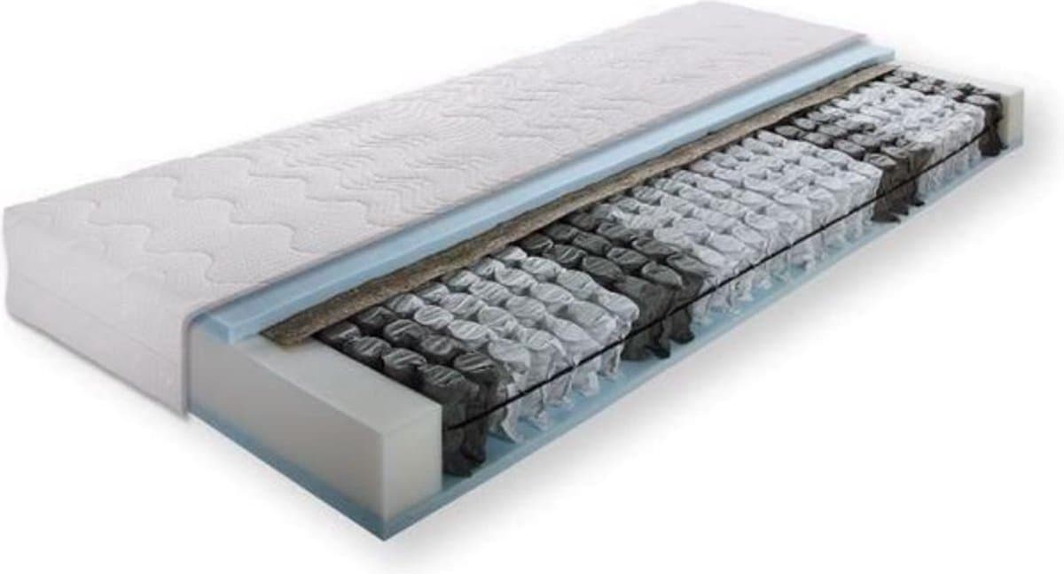 Matras Pocketvering Nasa Traagschuim - 2 Persoons - 160x200 - 24CM Dik - Bedden4045