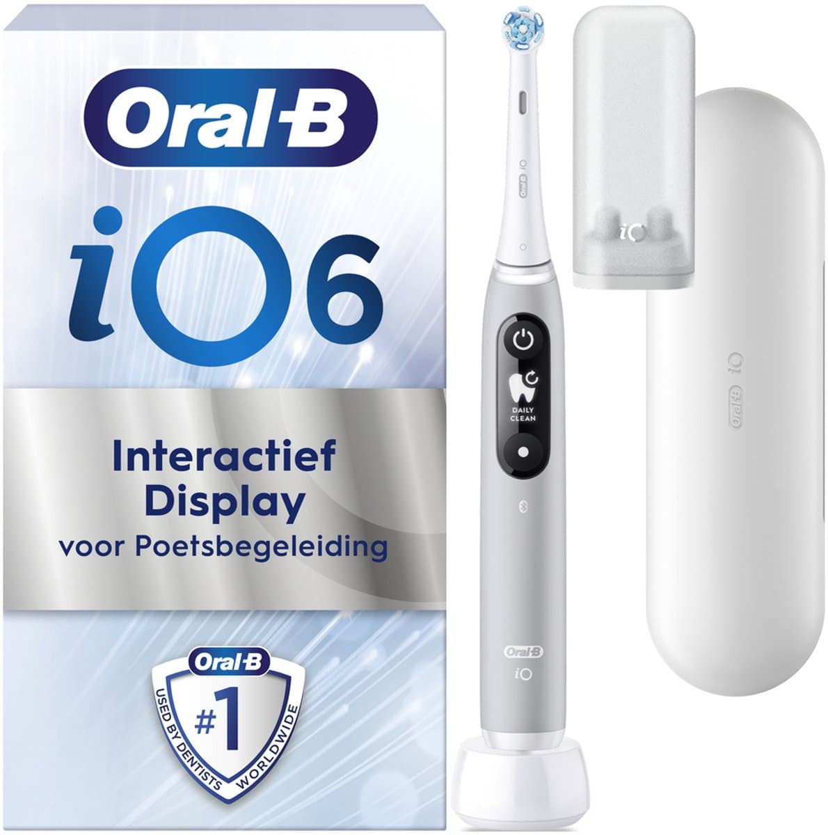 Oral-B iO 6N - Elektrische Tandenborstel - Grijs