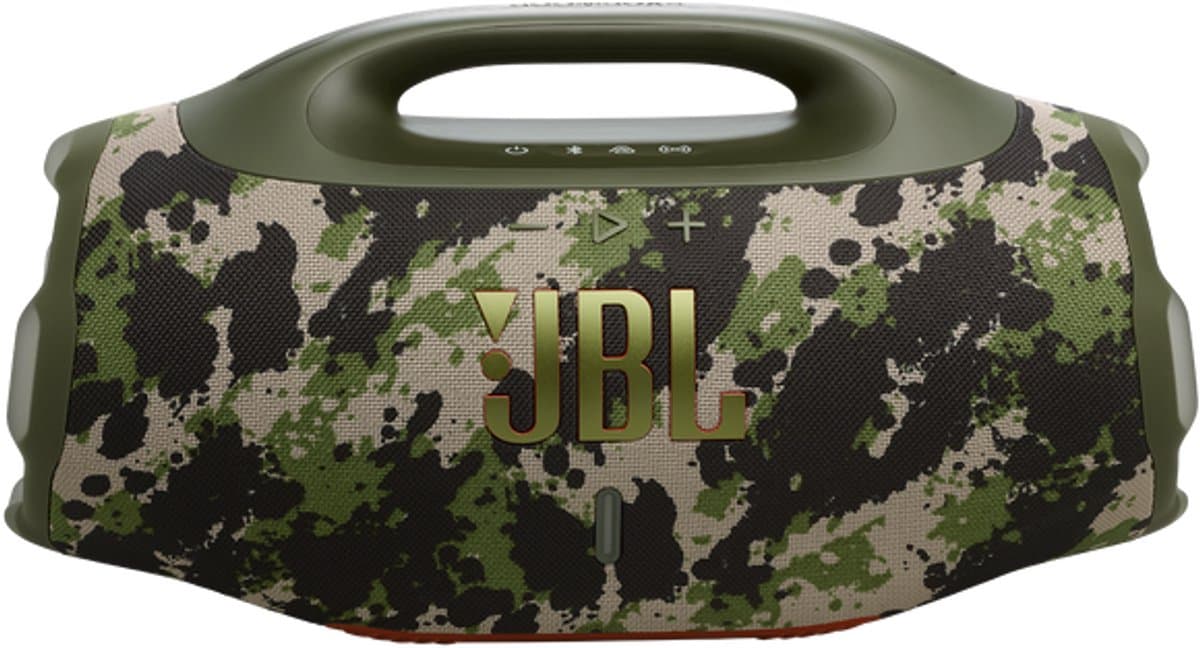 JBL Boombox 4 - Portable Bluetooth Speaker - Draagbaar & Krachtig - Draadloze Muziek Box - 34 uur - Waterdicht - IP68 - Camouflage