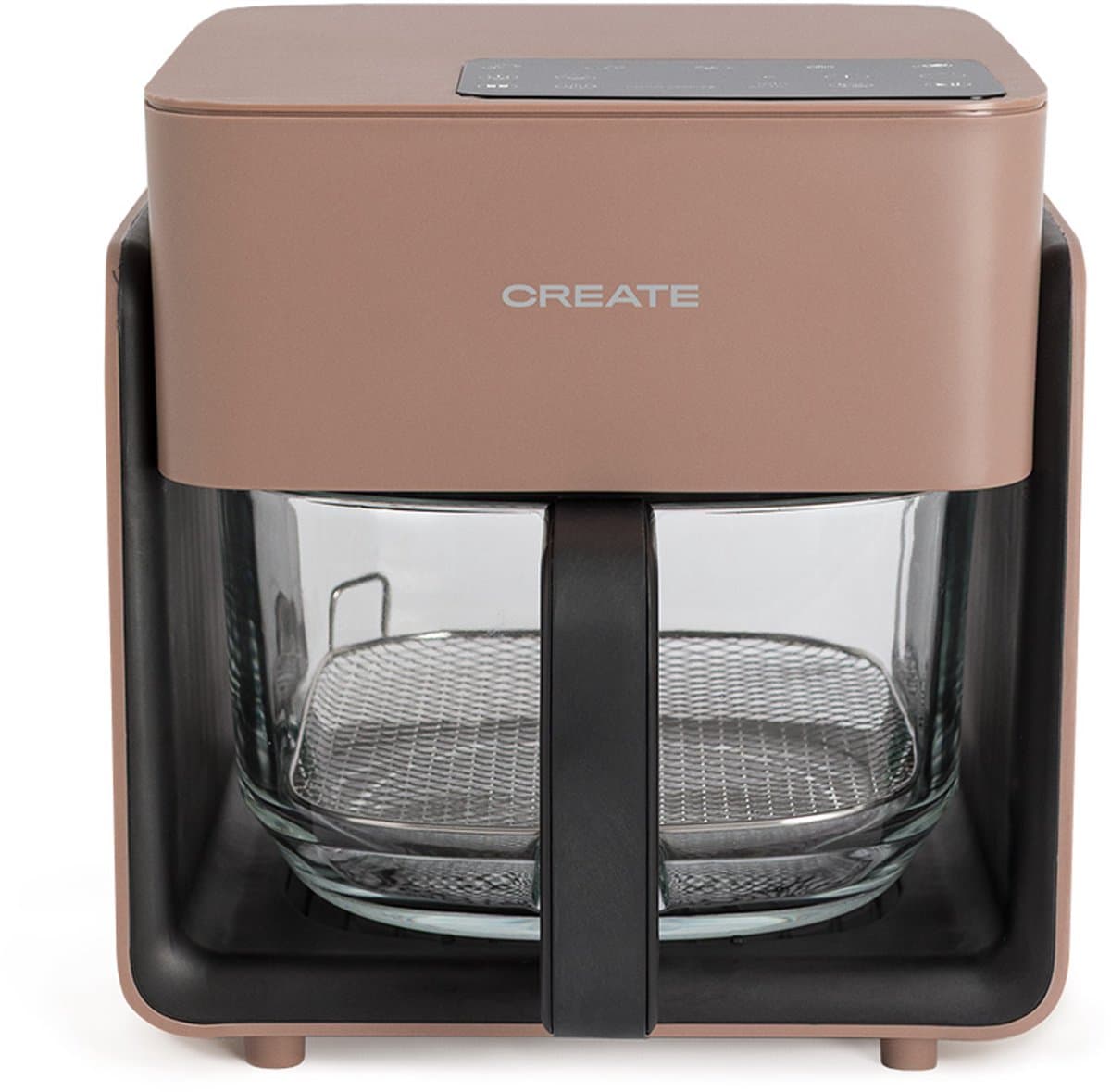 CREATE - 4,2L Glazen Airfryer met stoomfunctie - AIR FRYER STUDIO CRYSTAL