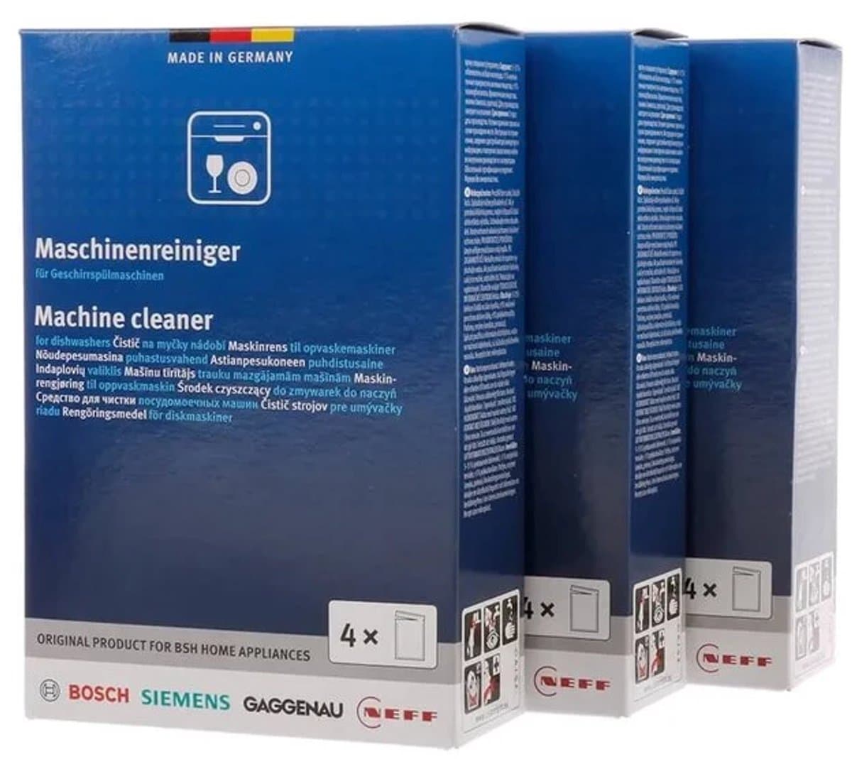 Siemens Bosch Vaatwasmachine Reiniger – 12 Stuks – Dieptereiniging voor Vaatwasser – Origineel 00312485