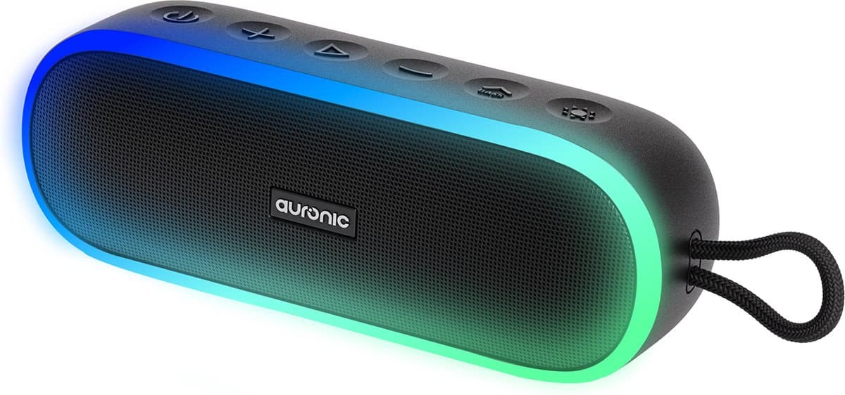 Auronic Draadloze Speaker - Muziek Box - 10 uur lang muziek luisteren - Extra Bass - Zwart