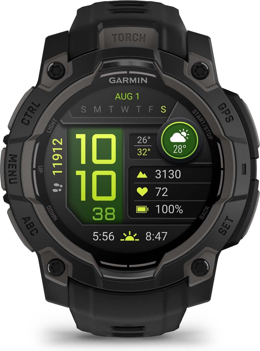 Garmin Instinct® 3- Smartwatch - 45mm - AMOLED - Zwart