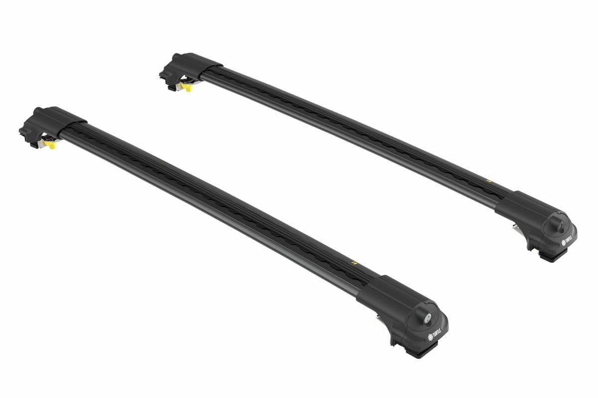 Dakdrager voor VW TIGUAN R-LINE (AD/BW) 2020--> Open Dakrailing-Aluminium-Wingbar-Zwart-Merk Turtle