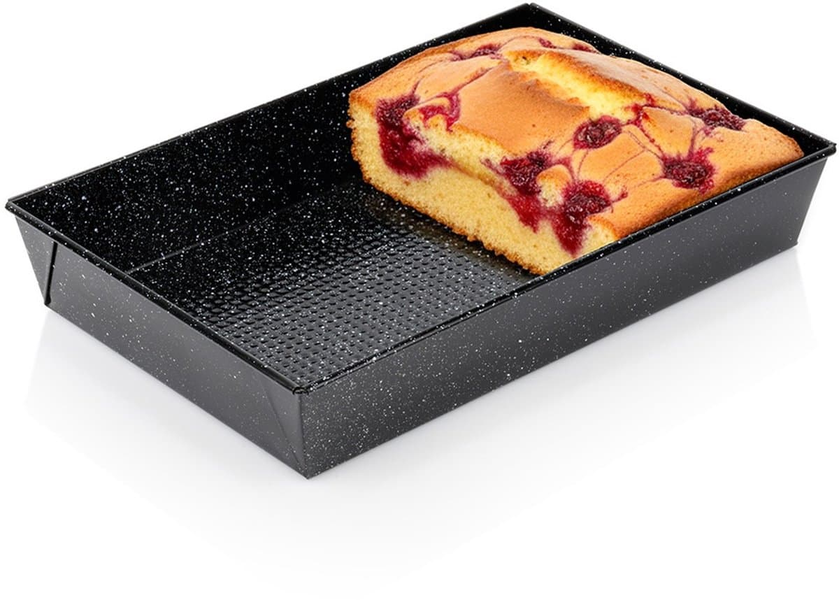 Bakvorm Graniet 36x24x6 cm - Springvorm - Vorm voor Bakken - Taartvorm - Bakplaat