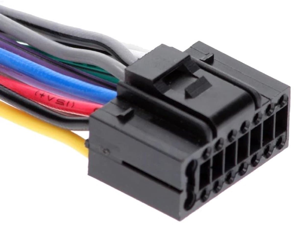 ISO kabel voor JVC autoradio - Diverse KD LX en MX - 16-pins - Open einde
