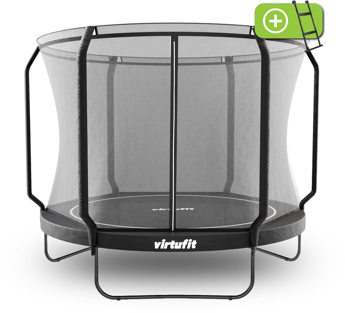 VirtuFit Premium Trampoline met Veiligheidsnet - Ø 305 cm - Incl. Gratis Trap
