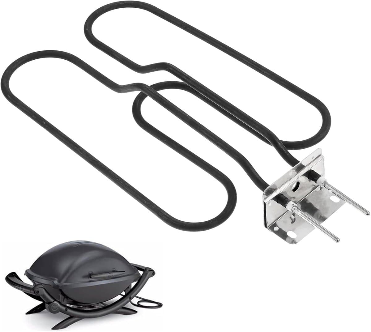 Verwarmingselement geschikt voor Weber 66631 - Weber Q140 Q1400 -weber bbq accesoires - weber bbq - Vervangend verwarmingselement voor barbecues - Barbecue verwarmingsbuis
