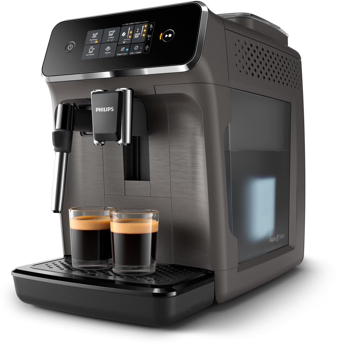 Philips 2200 Series EP2224/10 - Espressomachine - 2 Soorten Koffie + Heet Water - Kasjmiergrijs