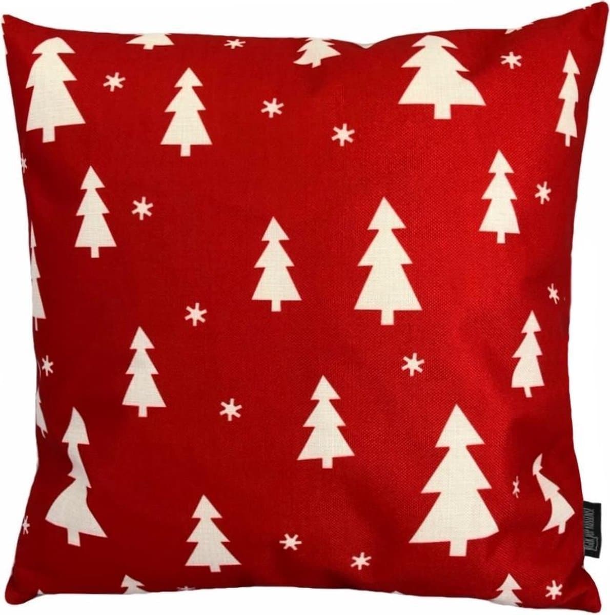 Kerst 'Kerstbomen' Kussenhoes | Katoen / Linnen | 45 x 45 cm