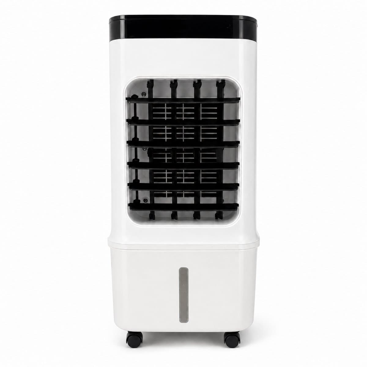 QORA® Airco Zonder Afvoerslang – Luchtkoeler, Ventilator & Luchtbevochtiger – 10,5L – Inclusief Ice Packs – Wit