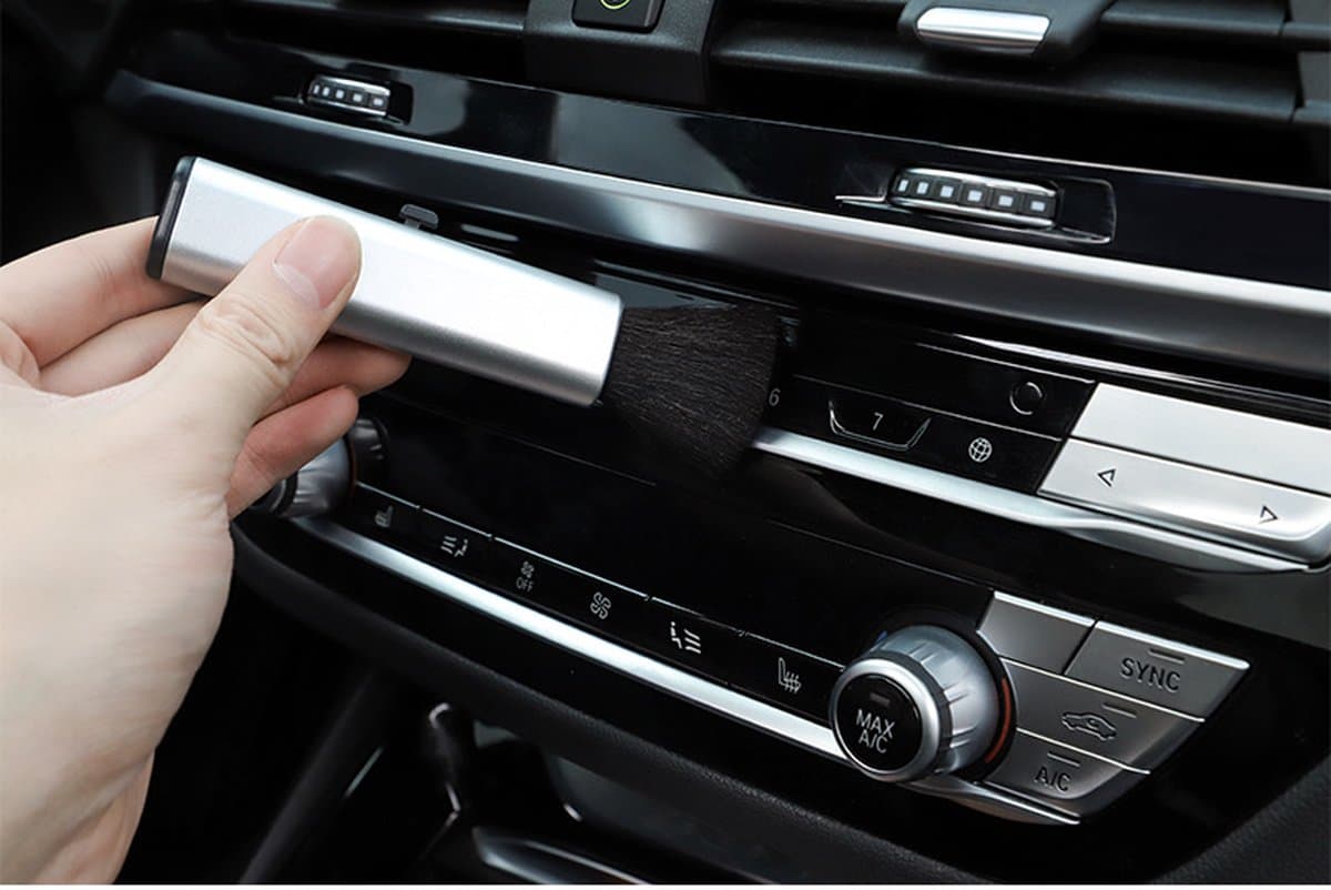 Auto Detailing Zachte Borstel Ventilatie Rooster Dashboard Reiniger Kwast Schoonmaken Airco Stiletto Toetsenbord