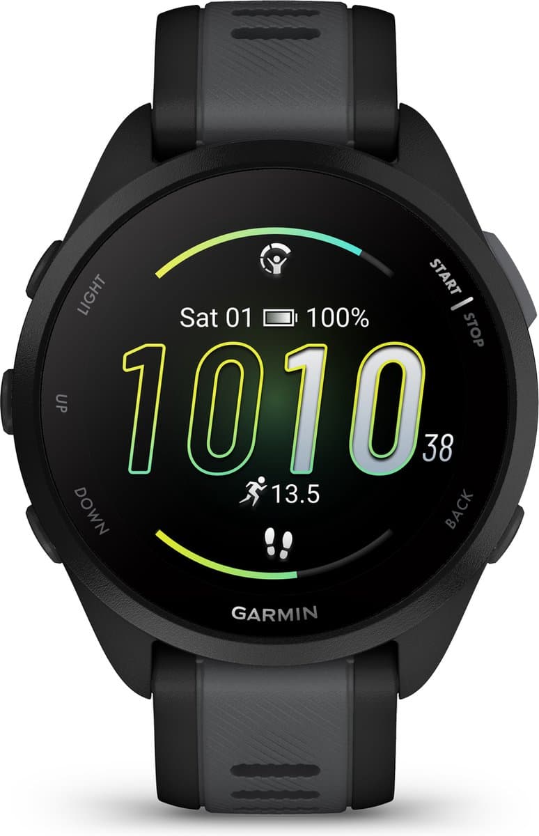 Garmin Forerunner 165 - Hardloophorloge - Black-Slate Grey