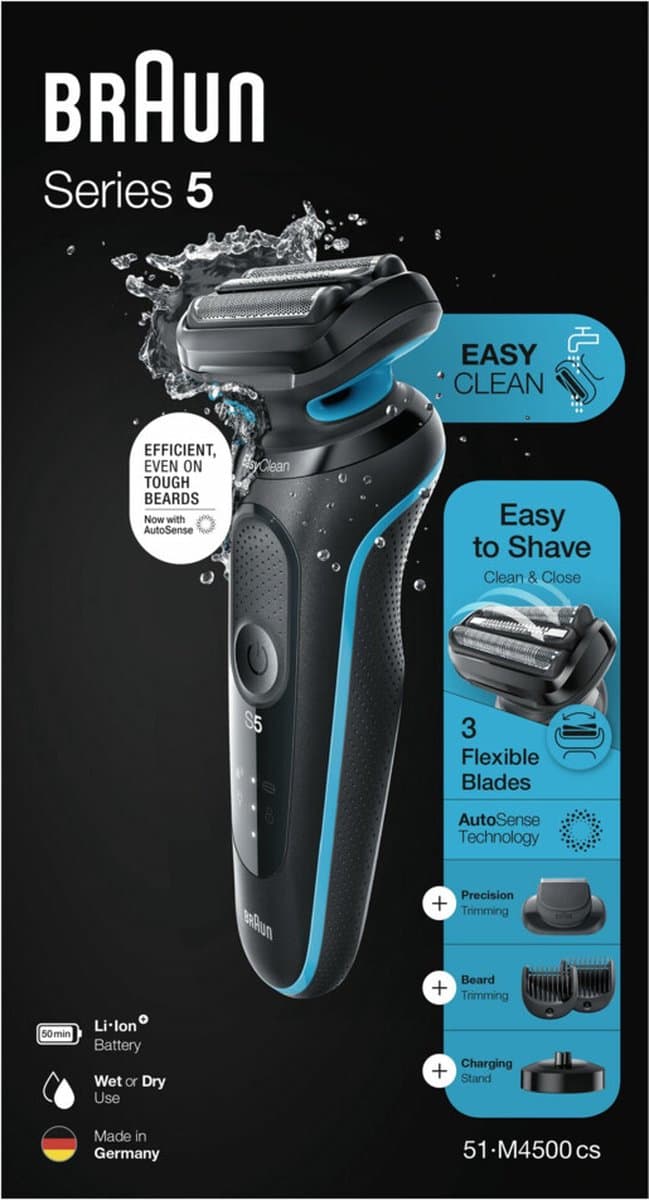 Braun Elektrisch Scheerapparaat Series 5 51-M4500cs Munt