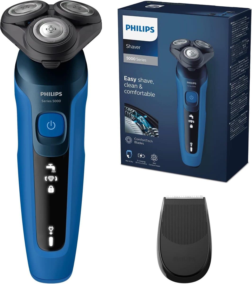 Philips SHAVER Series 5000 S5466/18 Elektrisch scheerapparaat voor nat en droog scheren