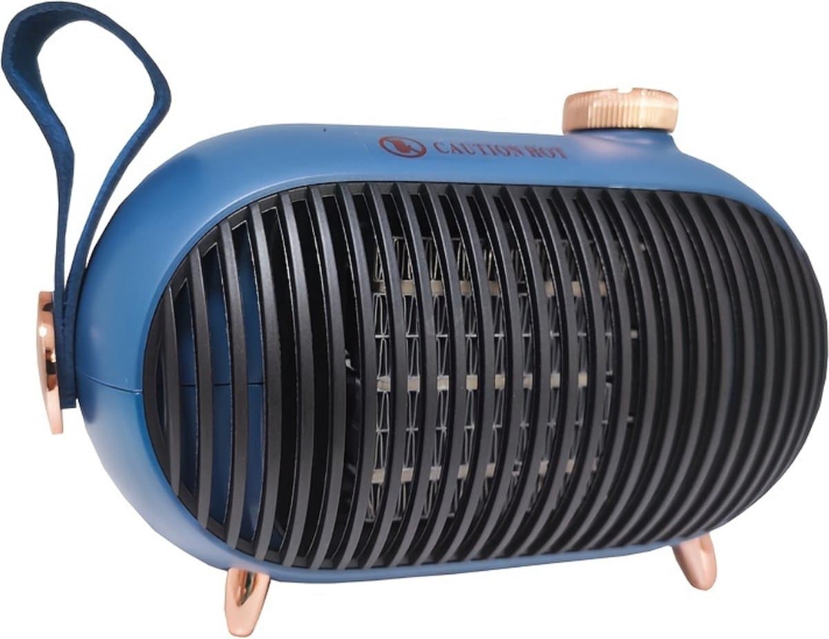 Nivard Elektrische Kachel - Haard - Heater - Mini Kachel - Draagbaar - Blauw