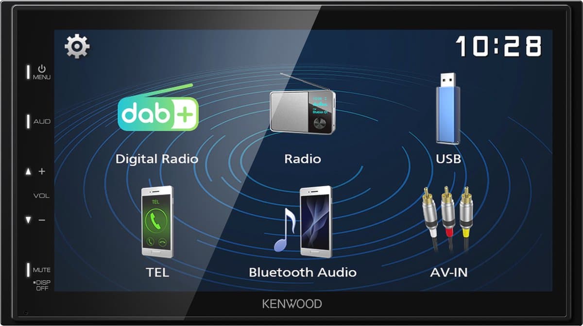 Kenwood - DMX-129BT - 2DIN Bluetooth autoradio