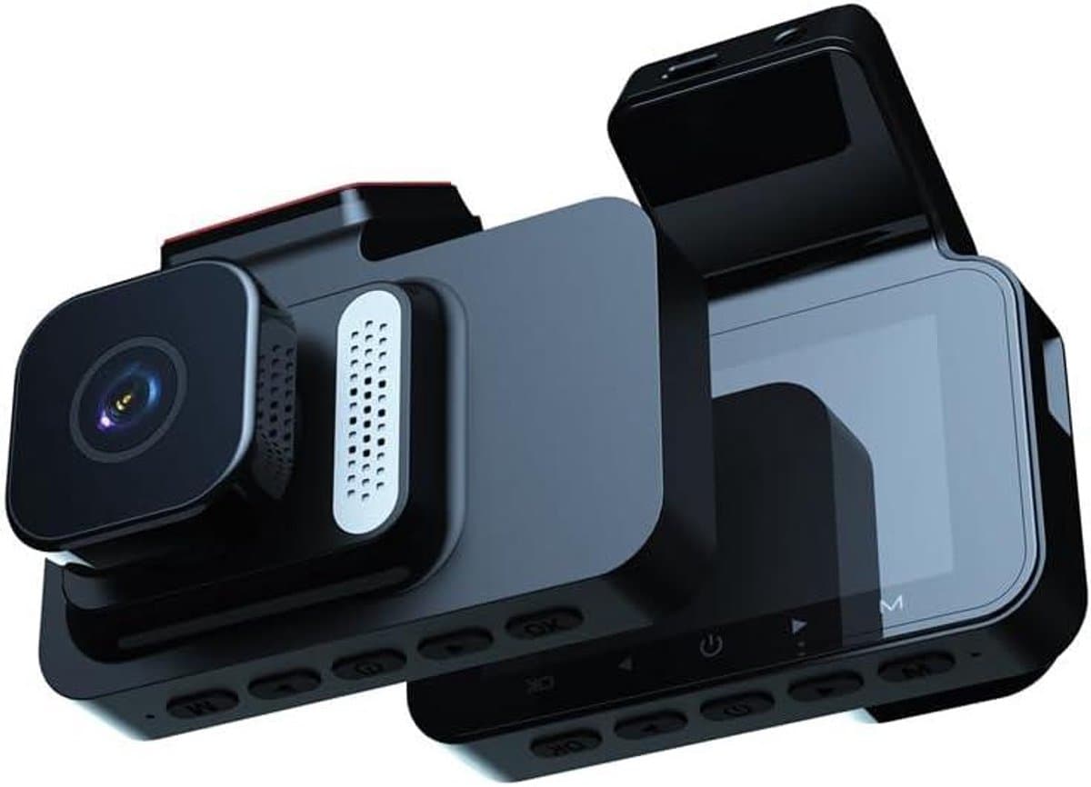 Auto Dash Cam - Dubbele Lens Recorder - Veilige Rit - Draadloze Connectiviteit - 3 Inch Scherm - Zwart