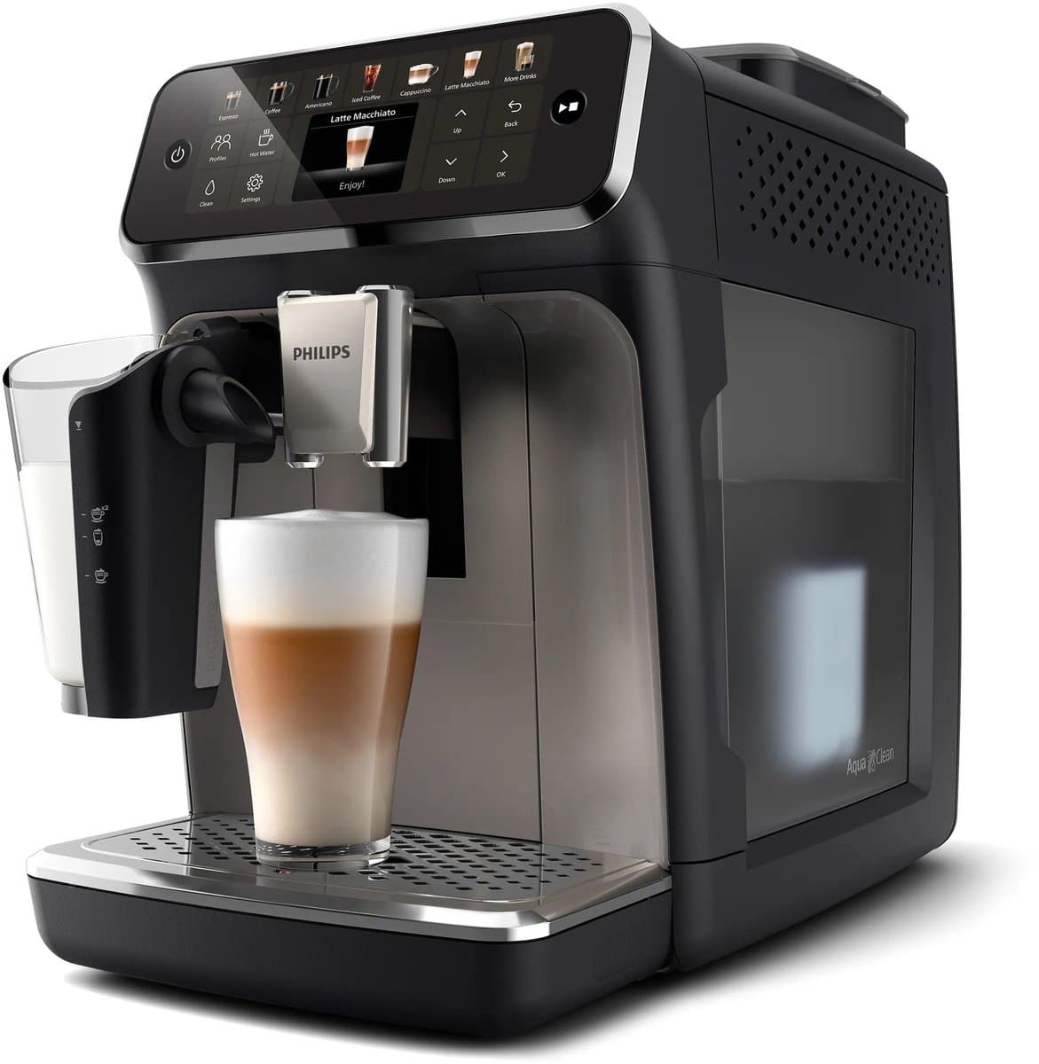 Philips 4400 Series EP4449/70 - Volautomatische espressomachine - 12 Soorten Koffie + Heet Water - Grijs